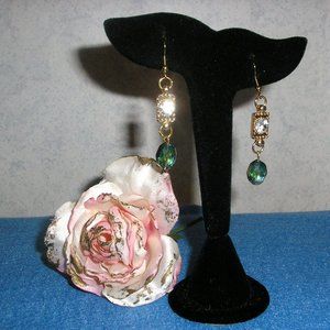 2 " handcrafted dangle earrings